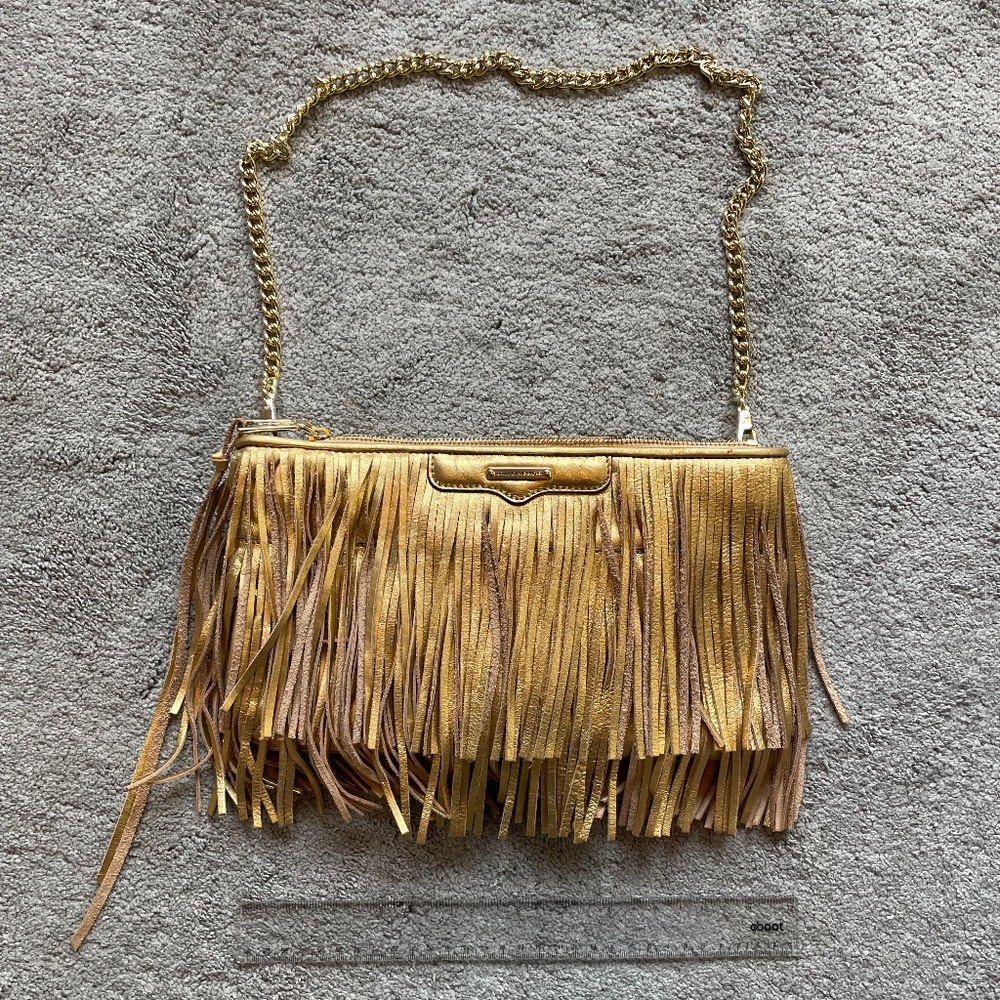 Rebecca Minkoff Metallic Shoulder Bag